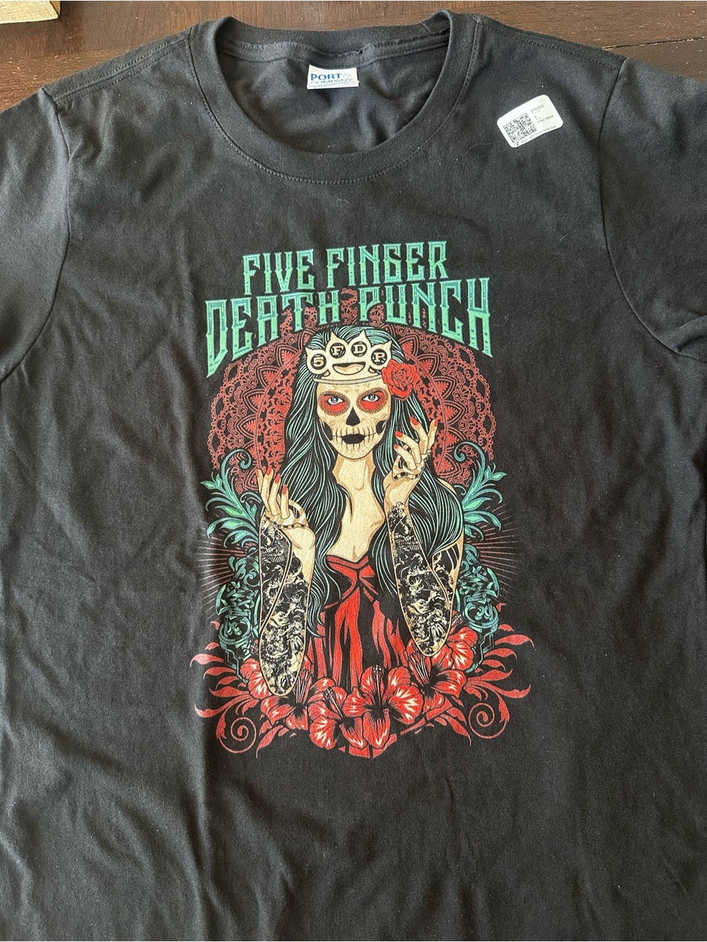 Women's Black Graphic Tee